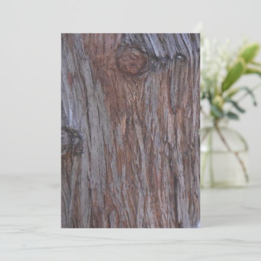 Tree Mannen Faces Note-Kaart Bedankkaart (Staand voorkant)