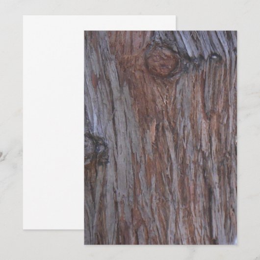 Tree Mannen Faces Note-Kaart Bedankkaart (Voorkant / Achterkant)