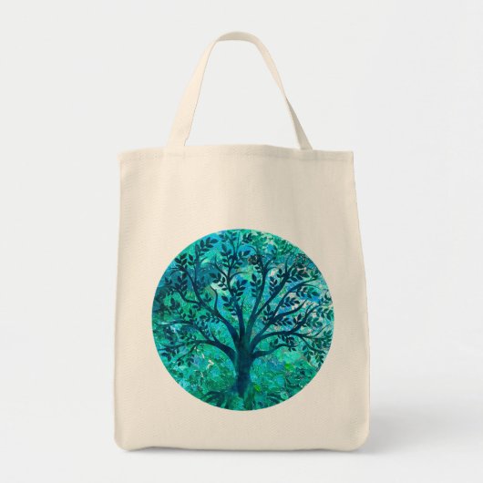 Tree Medallion Tote Bag (Voorkant)