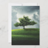 Tree Memorial Service | Park Celebration of Life Kaart (Achterkant)