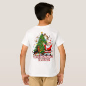 Tree-mendous Trouble: Santa’s Chaotic Christmas Cr T-shirt (Achterkant volledig)
