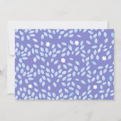 TREE MET STARS Bat Mitzvah Invitation Kaart (Achterkant)