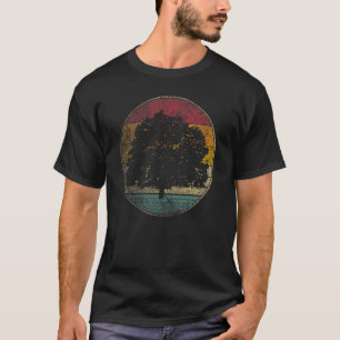 Tree Natuur Earth Day Gif Retro Style  jaren 70 T-shirt