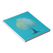 Tree Natuur Environment Life Silhouette Style Notitieblok (Schuin)