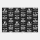 Tree Nied Disc Golf Funny Stupid Tree-nied Inpakpapier Vel (Voorkant)