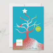 TREE OF ART Flat Holiday Kaart (Voorkant)