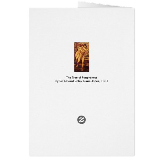 Tree of Forgiveness, Sir Edward Coley Burne-Jones (Achterkant)