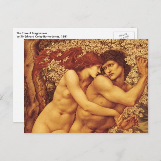 Tree of Forgiveness, Sir Edward Coley Burne-Jones Briefkaart (Voorkant / Achterkant)