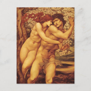 Tree of Forgiveness, Sir Edward Coley Burne-Jones Briefkaart