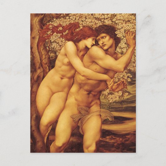 Tree of Forgiveness, Sir Edward Coley Burne-Jones Briefkaart (Voorkant)