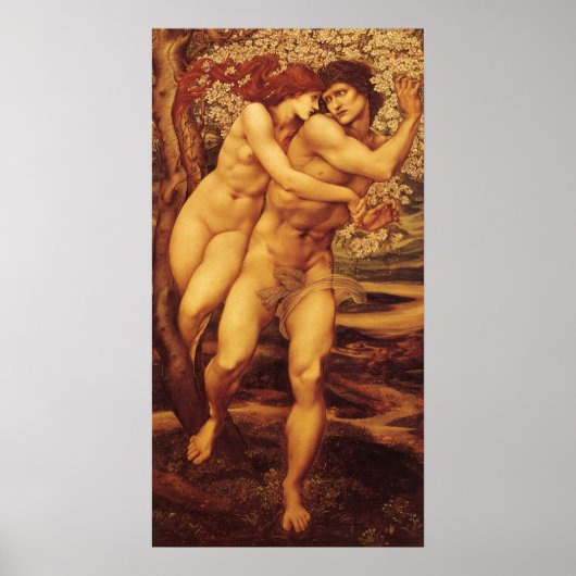 Tree of Forgiveness, Sir Edward Coley Burne-Jones Poster (Voorkant)