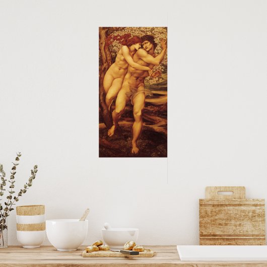 Tree of Forgiveness, Sir Edward Coley Burne-Jones Poster (Keuken)