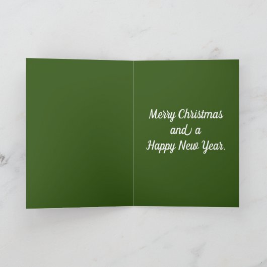 Tree of Gold Holiday Kaart (Binnen)