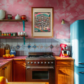 Tree of Heartfelt Growth - Levendige liefde en lev Poster