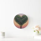 Tree of Hearts clock Ronde Klok (Huis)