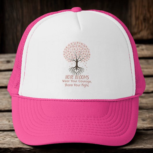 Tree of Hope Bewustzijn borstkanker Trucker Pet