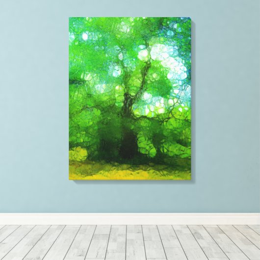 Tree of Knowledge Canvas Afdruk (Insitu (Houten vloer))
