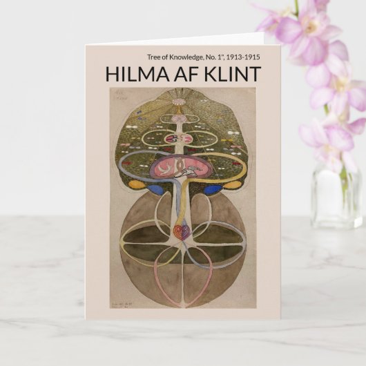 Tree of Knowledge No.1, Hilma af Klint Kaart (Orchidee)