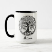 Tree of Life Aangepaste Mok, Schotse geschenken Mok (Links)
