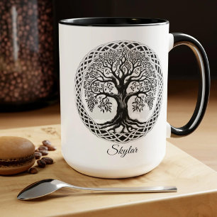 Tree of Life Aangepaste Mok, Schotse geschenken Mok