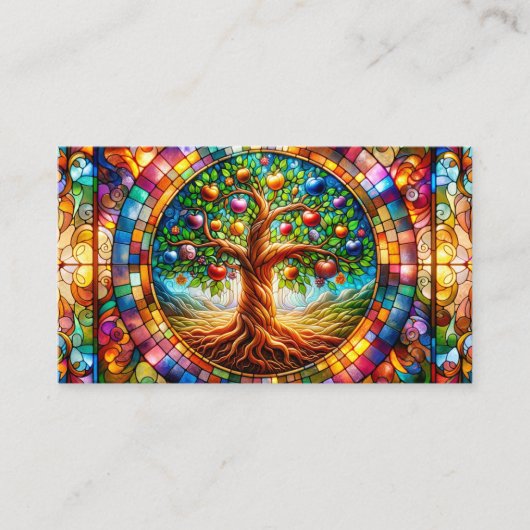 TREE OF LIFE AANGEPASTE VISITEKAARTJES (Voorkant)