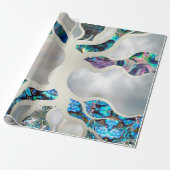 Tree of life - Abalone Shell and Pearl Cadeaupapier (Uitgerold)