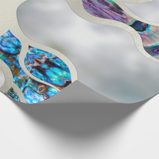 Tree of life - Abalone Shell and Pearl Cadeaupapier (Hoek)