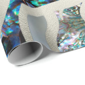 Tree of life - Abalone Shell and Pearl Cadeaupapier (Rol Hoek)