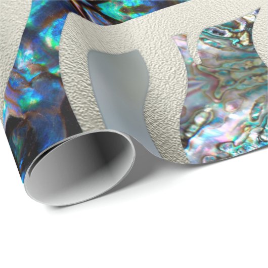 Tree of life - Abalone Shell and Pearl Cadeaupapier (Rol Hoek)