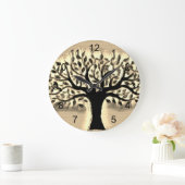 Tree of Life Abstracte Natuur kunst Grote Klok (Huis)