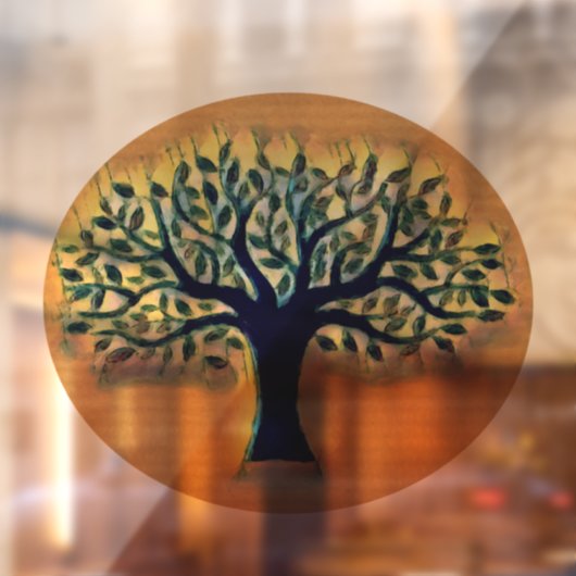 Tree of Life Abstracte Natuur kunst Raamsticker (Vel 2)