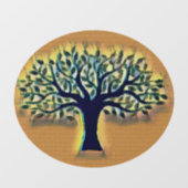 Tree of Life Abstracte Natuur kunst Raamsticker (Vel)