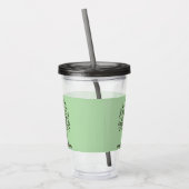 🌳 Tree of Life Acrylic Tumbler with Straw Drink Acryl Drinkbeker (Links)