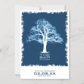 Tree of Life Bar Mitzvah Save the Date Uitnodiging Magnetische Uitnodiging (Voorkant)