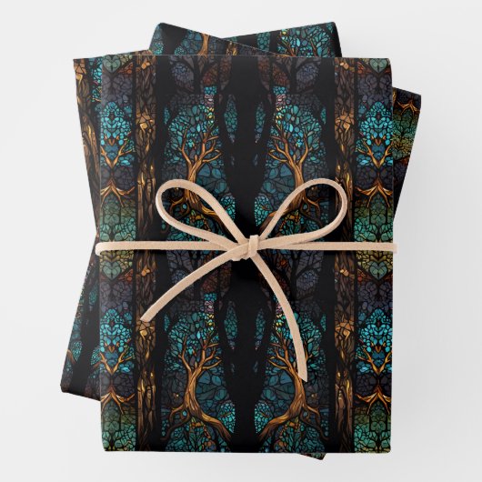 Tree of Life-bereik Inpakpapier Vel (In situ)