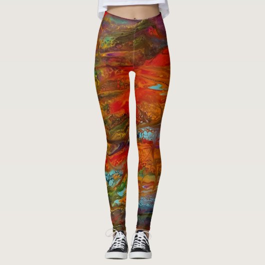 Tree of life blown away Leggings (Voorkant)