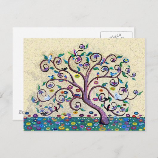 Tree of life briefkaart (Voorkant / Achterkant)