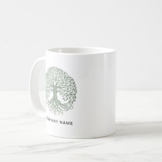 Tree of Life Business Logo Koffiemok (Voorkant links)