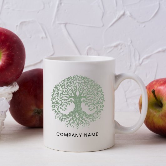 Tree of Life Business Logo Koffiemok
