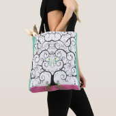 Tree of Life Canvas tas Everyday Bag herbruikbare  (Dichtbij)