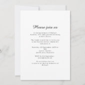 Tree of Life - Celebration of Life Funeral Photo  Kaart (Achterkant)