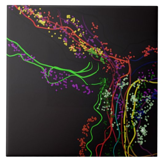 Tree of Life Ceramic Tile Tegeltje (Voorkant)