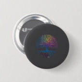 Tree Of Life Choose Life Suicide Prevention Awaren Ronde Button 5,7 Cm (Voorkant /achterkant)