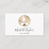 Tree of Life Coach Therapeut Psycholoog Schoonheid Visitekaartje (Voorkant)