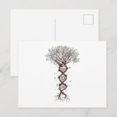 Tree of Life DNA Genetics Biology Environment Aankondigingskaart (Voorkant / Achterkant)