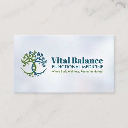 Tree of Life - Double Helix DNA - Functionele gene Visitekaartje (Voorkant)