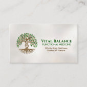 Tree of Life Double Helix DNA Functionele Geneesku Visitekaartje (Voorkant)