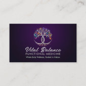 Tree of Life Double Helix DNA Functionele Geneesku Visitekaartje (Voorkant)