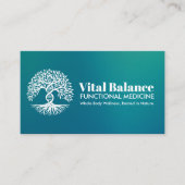 Tree of Life Double Helix DNA Functionele Geneesku Visitekaartje (Voorkant)