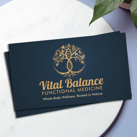 Tree of Life Double Helix DNA Functionele Geneesku Visitekaartje